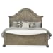 Tinley Park - Complete Queen Shaped Panel Bed - Dove Tail Grey