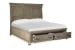 Tinley Park - Complete Queen Panel Storage Bed - Dove Tail Grey