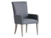 Malibu - Serra Upholstered Arm Chair - Dark Gray