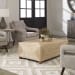 Rora - Woven Coffee Table - Light Brown