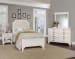 Bungalow Twin Uph Bed Finish Shown - Lattice (Soft White)