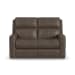 Score - Power Reclining Loveseat With Power Headrests & Lumbar - Brown