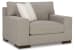 Maggie - Flax - 2 Pc. - Chair And A Half, Ottoman