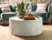 Commerce And Market - Amelia Round Cocktail Table - White