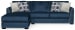 Jetson - 2 Piece Sofa / LSF Chaise With Comfort Coil Seat Cushions And 4 Included Accent Pillows