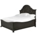 Bellamy - Complete King Shaped Panel Bed - Peppercorn