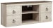 Willowton - TV Stand w/Fireplace Option - 60" x 14.8" x 24.33" - Brown Light