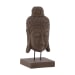 Carved Buddha Head - Dark Brown
