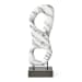 Double Vision - Sculpture - Black / Bronze / White