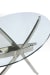 Zila - Round End Table -  Brushed Nickel