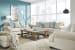 Monaghan - Sandstone - 4 Pc. - Sofa, Loveseat, Chair and a Half, Ottoman