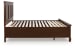 Danabrin - California King Panel Storage Bed - Brown