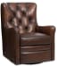 CC - Senda Swivel Chair - Dark Brown
