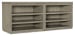 Linville Falls - 72" Credenza With Two Open Desk Cabinets - Gray