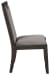 Hyndell - Gray/Dark Brown - Dining UPH Side Chair (2/CN)