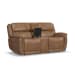 Beau - Power Reclining Loveseat With Console & Power Headrests - Silt
