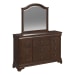 Cameron - Dresser & Mirror Set - Cherry