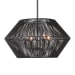 Suva - 4 Light Rope Pendant - Black