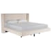 Weekender Coastal Living Home - Sainte-Ann Upholstered King Bed - Pearl Silver