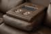 Alister - Power Gliding Sofa With Power Headrests & Lumbar - Burnt Umber