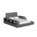 Valari - Full PU Transformer Bed With Electronic Features - Gray