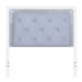 Reflections - Full Upholstered Panel Headboard With Lights - White