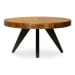 Parq - Oval Coffee Table - Brown