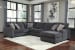 Tracling - Slate - Left Arm Facing Sofa 3 Pc Sectional