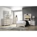 Fort Worth - Twin With Lights & USB 5 Piece Bedroom Set - White
