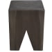 Armin - Solid Wood Accent Stool - Dark Brown