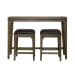 Ashford - 3 Piece Console Set (Console 2 Stools) - Light Brown