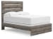 Graystorm - Brown Gray - Full Panel Bed