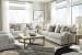 Mercado - Pewter - 4 Pc. - Sofa, Loveseat, Chair and a Half with Ottoman