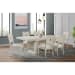 Avalanche - 7 Piece Standard Height Dining Set (Table And Six Chairs) - Antique White