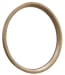 Leeza - Round Mirror - Brown