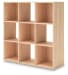 Piperton - Tan - Nine Cube Organizer