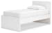 Onita - Twin Panel Platform Bed - White