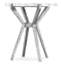 Melange - Glendon Side Table - Pearl Silver