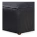 Form - Leather Ottoman - Vantage Black
