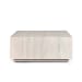 Layne - Square Coffee Table With Casters - White Wash
