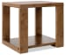 Melange - Mulholland End Table - Dark Brown