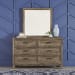 Ridgecrest - 4 Piece Bedroom Set (Queen Storage Bed, Dresser & Mirror, Chest) - Light Brown