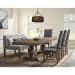 Gramercy - 6 Piece Dining Set-Table, Four Tall Back Chairs And Settee - Chocolate