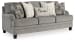 Davinca - Charcoal - 4 Pc. - Sofa, Loveseat, Chair And A Half, Ottoman