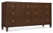 Archives - Six-Drawer Dresser - Dark Brown