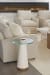 Carmel - Castlewood Glass Top Accent Table - Beige