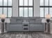 Modmax II - 3-Piece Power Reclining Sectional With Audio Console - Salt And Pepper