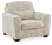 Lonoke - Parchment - 2 Pc. - Chair And A Half, Ottoman