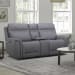 Cooper - Loveseat With Console P3 & Zg - Bleu Gray