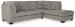 Lanelly - Alloy - 2-Piece Sectional With Raf Corner Chaise